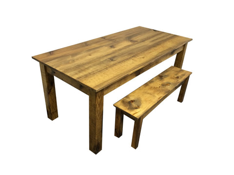 Sleek and Simple, Dining Table, Farmhouse Table, Dining Set, Real Wood, Affordable Table, Tables, Modern Table, Rustic Farmhouse, Solid Wood, Kitchen Table, Harvest Table, Furniture, Dining