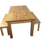 Ranch Farmhouse Table Harvest Table Rustic Bench-4