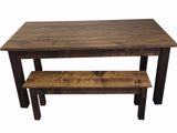Rustic Farmhouse Table Farm Table Harvest Table hand crafted in St. Louis 6
