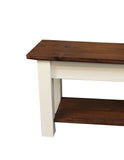 1776 Farmhouse Bench with Shelf / Shoe rack / Storage Bench