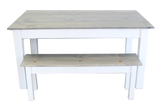 Cottage  grey Farmhouse Table, harvest table Farm table Rustic Table