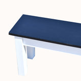Yin - Yang Wooden Farmhouse Bench Set