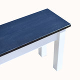Yin - Yang Wooden Farmhouse Bench Set