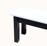 Yin - Yang Wooden Farmhouse Bench Set