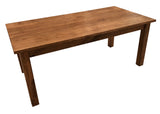 Sleek and Simple, Dining Table, Farmhouse Table, Dining Set, Real Wood, Affordable Table, Tables, Modern Table, Rustic Farmhouse, Solid Wood, Kitchen Table, Harvest Table, Furniture, Dining