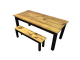 Sleek and Simple, Dining Table, Farmhouse Table, Dining Set, Real Wood, Affordable Table, Tables, Modern Table, Rustic Farmhouse, Solid Wood, Kitchen Table, Harvest Table, Furniture, Dining