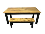 Sleek and Simple, Dining Table, Farmhouse Table, Dining Set, Real Wood, Affordable Table, Tables, Modern Table, Rustic Farmhouse, Solid Wood, Kitchen Table, Harvest Table, Furniture, Dining
