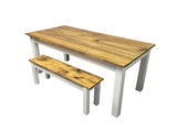 Sleek and Simple, Dining Table, Farmhouse Table, Dining Set, Real Wood, Affordable Table, Tables, Modern Table, Rustic Farmhouse, Solid Wood, Kitchen Table, Harvest Table, Furniture, Dining