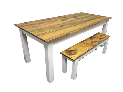 Sleek and Simple, Dining Table, Farmhouse Table, Dining Set, Real Wood, Affordable Table, Tables, Modern Table, Rustic Farmhouse, Solid Wood, Kitchen Table, Harvest Table, Furniture, Dining