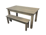 Sleek and Simple, Dining Table, Farmhouse Table, Dining Set, Real Wood, Affordable Table, Tables, Modern Table, Rustic Farmhouse, Solid Wood, Kitchen Table, Harvest Table, Furniture, Dining
