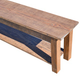 Lancaster Harvest Bench With Shelf
