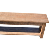 Lancaster Harvest Bench With Shelf