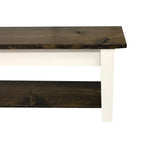 Lillian Homestead Bench with Shelf