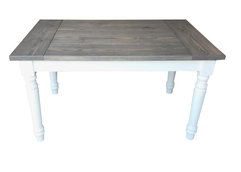 English Cottage Farmhouse Table turned legs