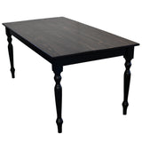 French Country side Farmhouse Table Harvest Table turned legs Farm table Rustic Table