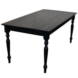 French Country side Farmhouse Table Harvest Table turned legs Farm table Rustic Table