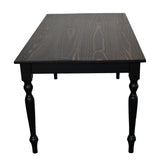 French Country side Farmhouse Table Harvest Table turned legs Farm table Rustic Table