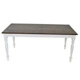French Marsanne Country Farmhouse Table turned legs