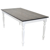French Marsanne Country Farmhouse Table turned legs