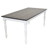 French Marsanne Country Farmhouse Table turned legs