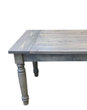 Grey English Farmhouse Harvest Table