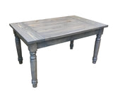 Grey English Farmhouse Harvest Table
