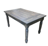 Grey English Farmhouse Harvest Table