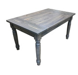 Grey English Farmhouse Harvest Table