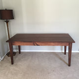 Red Mahogany Harvest Farmhouse Rustic Table