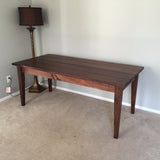 Red Mahogany Harvest Farmhouse Rustic Table