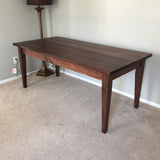 Red Mahogany Harvest Farmhouse Rustic Table