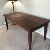 Red Mahogany Harvest Farmhouse Rustic Table