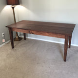 Red Mahogany Harvest Farmhouse Rustic Table