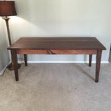 Red Mahogany Harvest Farmhouse Rustic Table