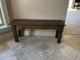 Rustic Yukon Farmhouse Bench