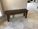 Rustic Yukon Farmhouse Bench