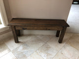 Rustic Yukon Farmhouse Bench