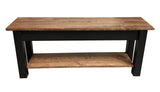 Laurent bench with shelf