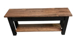Laurent bench with shelf