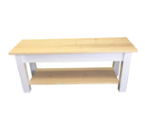 Nantucket Bench with Shelf