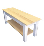 Nantucket Bench with Shelf