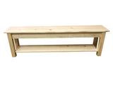 Bench, Bench with Shelf, Farmhouse Bench, Unfinished Bench, DIY Bench, Make yourself, farm, dining bench, storage bench, shoe bench, kitchen seating, seating, living room seating, bedroom storage, bedroom bench, hallway bench, entryway bench, foyer bench