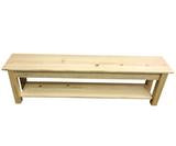 Bench, Bench with Shelf, Farmhouse Bench, Unfinished Bench, DIY Bench, Make yourself, farm, dining bench, storage bench, shoe bench, kitchen seating, seating, living room seating, bedroom storage, bedroom bench, hallway bench, entryway bench, foyer bench