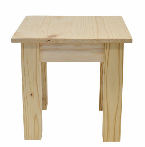 Small pine end on sale table