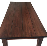 Red Mahogany Harvest Farmhouse Rustic Table