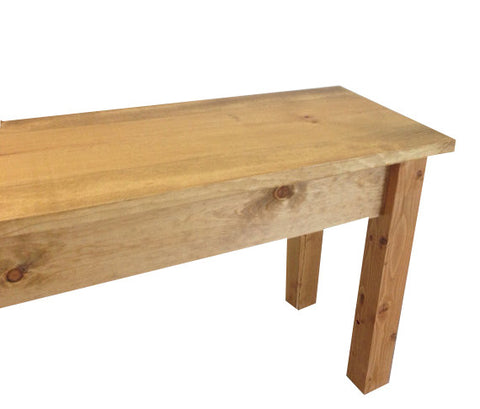 Rustic Ranch Collection Farmhouse Bench Farm Bench – Ezekiel and Stearns