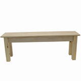 Solid wood farmhouse bench, rustic bench, seating, farmhouse, cabin, lodge seating, entryway bench, mudroom bench, furniture, pine, longleaf pine, all wood, shelf, shoe rack, storage, organization