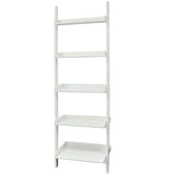 White Leaning Ladder Shelf