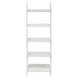 White Leaning Ladder Shelf