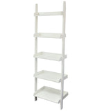 White Leaning Ladder Shelf